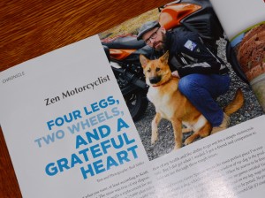 Four Legs, Two Wheels and a Grateful Heart