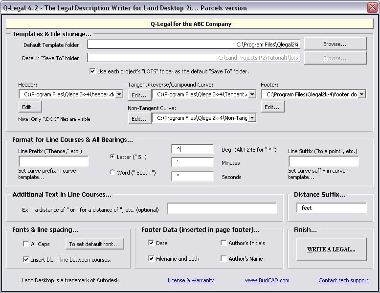 AutoCAD Land Development Desktop 2i